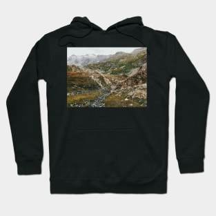 Greina High Plain in Grisons (Switzerland) on Cloudy Summer Day Hoodie